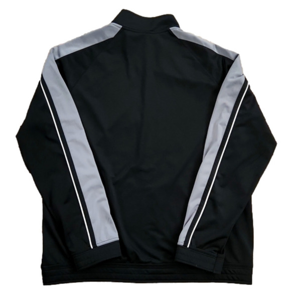 STARTER Black & Gray Athletic Jacket - Picture 2 of 5